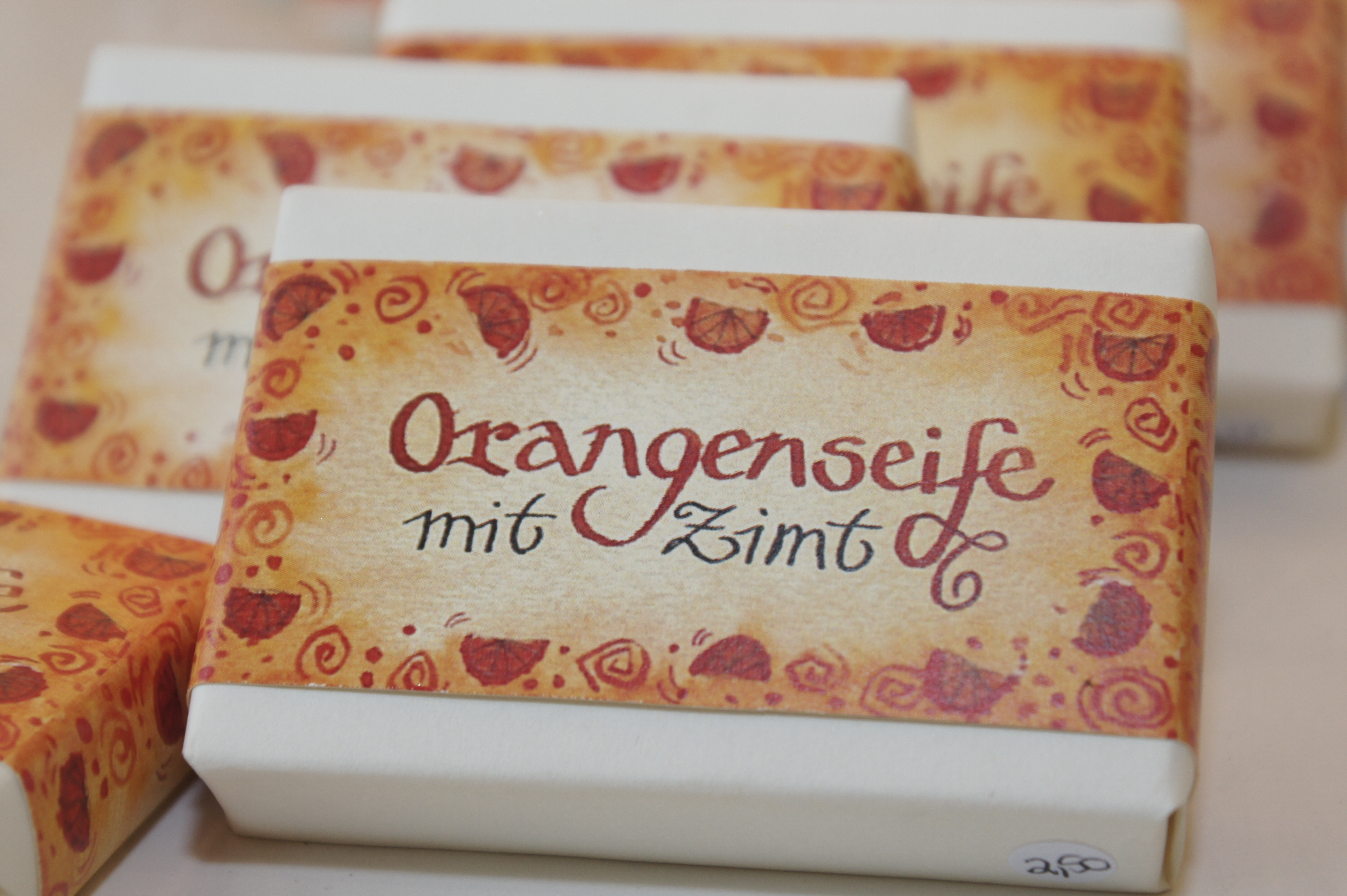 Orangenseife mit Zimt