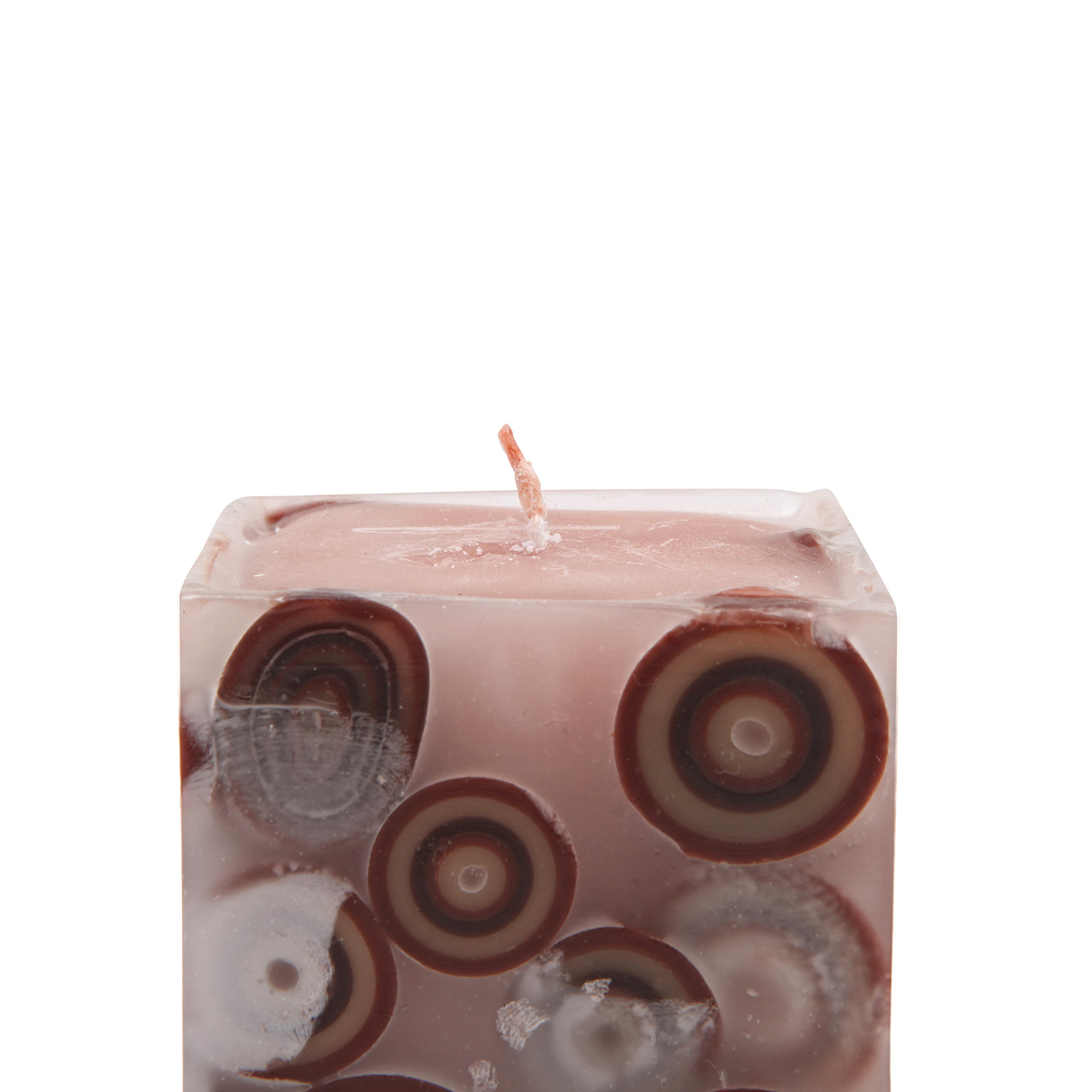 Viereck-Kerze "Retro" (Höhe 5 cm)